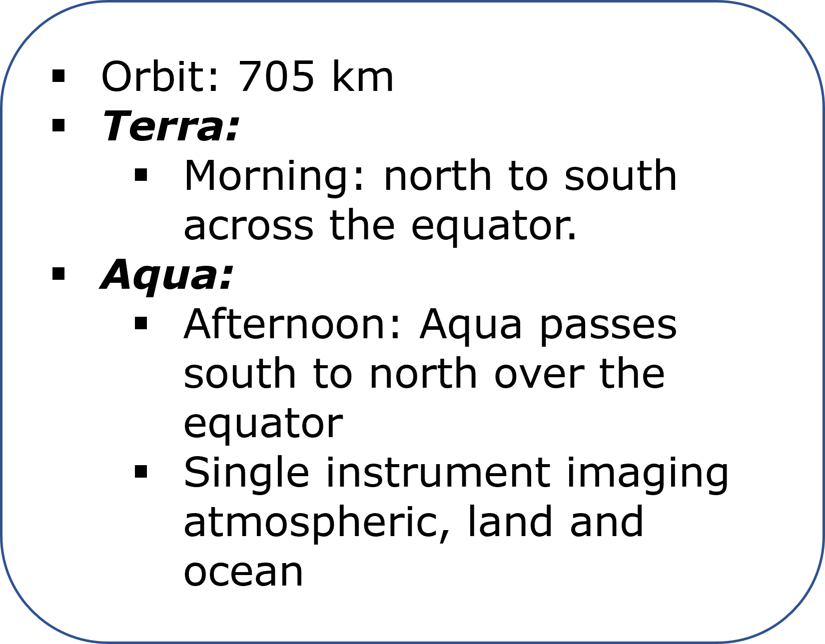 orbiting